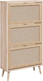 Finori Pantofar Bali 49A, stejar sonoma și imprimeu tip trestie