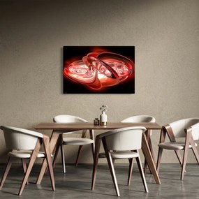 Tabloul - forme roșii (90x60 cm)