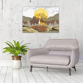 Tablou cu cerb (70x50 cm)
