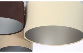 Plafonieră SPACE 3xE27/60W/230V crem/maro/bej