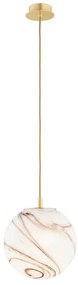 Lustra/Pendul design modern ALMIROS 25cm alama