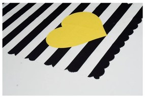 Napron de masă 45x140 cm Black Stripes – Minimalist Cushion Covers