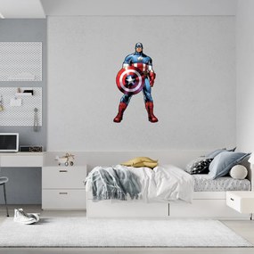 Autocolant de perete "Captain America" 40x70cm