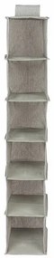 Organizator de haine agatat 30 x 18 x 94 cm, gri