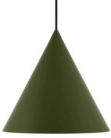 Pendul cu cablu ETNA II, 1xE27/15W/230V, Ø25 cm, verde