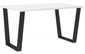 Masă de sufragerie Carol 185x67 (alb) (pentru 4- 6 persoane). 1033061