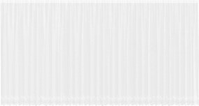 vidaXL Cortină din Dantelă cu perdele Alb 280 x 900 cm Poliester