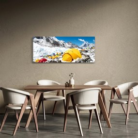 Tablou - Camping la munte (120x50 cm)