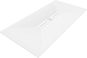 Mexen Toro bază de duș dreptunghiulară SMC 200 x 70 cm, alb, mască albă - 43107020-W