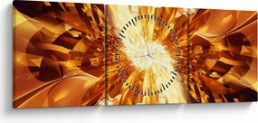 Tablou - Abstract (cu ceas) (90x30 cm)
