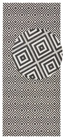 Covor de exterior NORTHRUGS Karo 80 x 120 cm, negru-alb