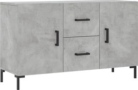vidaXL Dulap, gri beton, 100x36x60 cm, lemn compozit