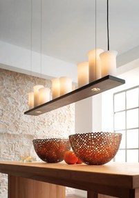 Lustra din fier forjat cu 8 surse de lumina, HL 2509