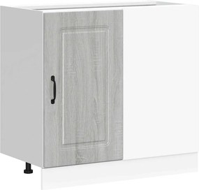 vidaXL Dulap de bază de bucătărie „Kalmar” Lemn prelucrat Sonoma gri