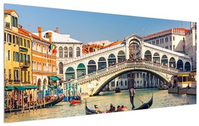 Tablou cu gondola venețiană (120x50 cm), în 40 de alte dimensiuni noi