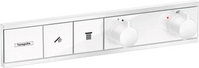 Hansgrohe RainSelect baterie cadă-duș ascuns cu termostat alb 15380700
