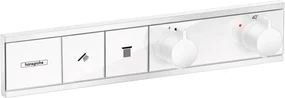 Hansgrohe RainSelect baterie cadă-duș ascuns cu termostat alb 15380700