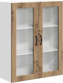 vidaXL Dulap suspendat de bucătărie Stejar Artizanal 80 x 31 x 100 cm