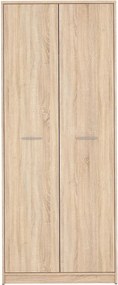 Dulap NEPO PLUS, stejar sonoma, PAL, cu 2 usi, 80x55x197 cm