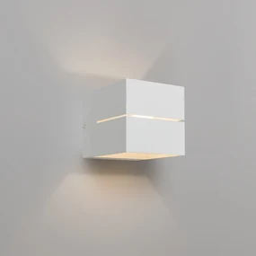 Aplică modernă albă 9,7 cm - Transfer Groove