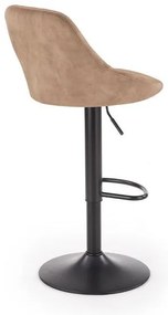 Scaun de bar H101 velvet bej
