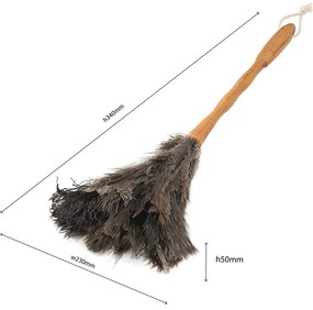 Pămătuf de praf din pene de struț – Addis