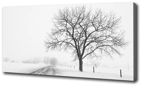 Tablou pe pânză canvas Copac în timpul iernii