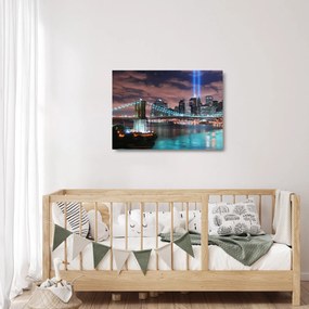 Tablou pe sticlă - New York, Manhattan (70x50 cm)