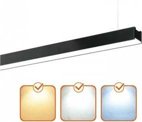 Corp de iluminat LED pentru tavan, aplicat/suspendat KOLINE LED/40W/230V 3000/4000/6500K 120cm negru