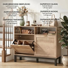 HOMCOM dulap pantofi compact | Aosom Romania
