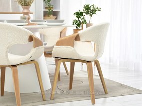 Scaun Kurt (stejar + crem). 1111097