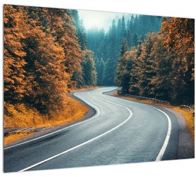 Tablou - Drumul cu serpentine (70x50 cm)