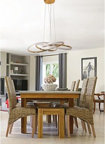 Lustra gold cu led,3 color lumina homs ro,lx,40024