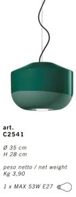 Pendul ceramic design italian realizat manual BELLOTA D.35cm