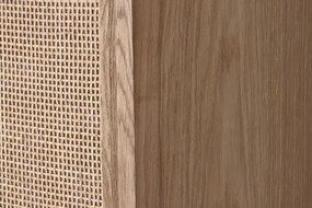 Dulap din lemn de stejar si rattan, " Savana "