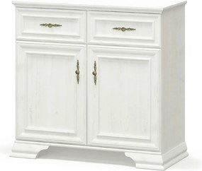 Comoda pin alb anderson IRYS, PAL laminat, 93x39x89 cm