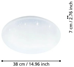 Plafonieră LED dimabilă TOTARI-Z LED/19,2W/230V 2700-6500K Eglo 900001