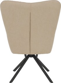 Scaun de design ţesătură bej, KOMODO