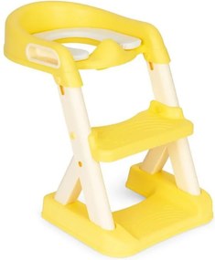 Toaletă cu reductor de scări galben