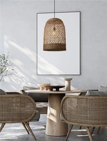 Lustra/Pendul ratan design natural SOLITA maro