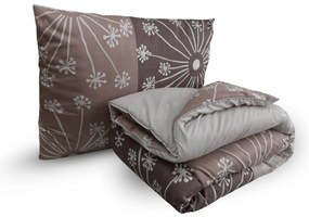 Set pilota pentru toate anotimpurile 140x200 cm din fibra siliconica cu perna 70x90 cm POLARIA