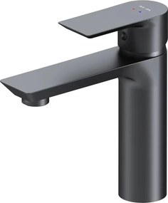Baterie lavoar AM.PM Sense monocomanda finisaj negru mat