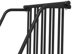 DURHAND Suport Biciclete 114cm, Sistem de Depozitare pentru 3 Biciclete, Ideal pentru Garaje și Magazine, Metal | Aosom Romania