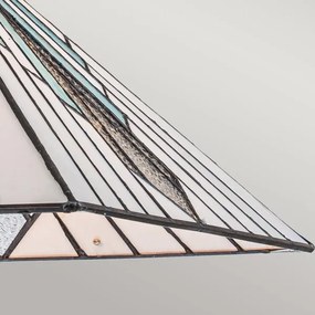 Elstead TF-ALDERLEY-P - Candelabru Tiffany ALDERLEY pe lanț, 1xE27/60W/230V