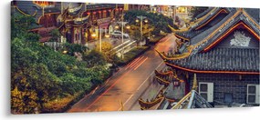 Tablou - Qintai Road, Chengdu, China (120x50 cm)