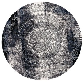 Covor lana Currus negru cerc Selectează mărime: 133 X 133