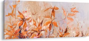 Tablou - Flori pictate (120x50 cm)