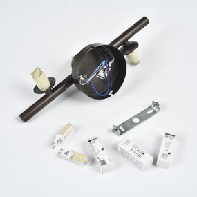 Brilagi - Aplica LED de perete MILLA 3xG9/3W/230V maro/maro fumuriu