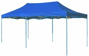 Pavilion pliant 2,9x5,7m-albastru