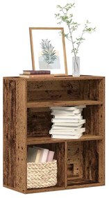vidaXL Bibliotecă, lemn vechi, 60x30x71,5 cm, lemn prelucrat